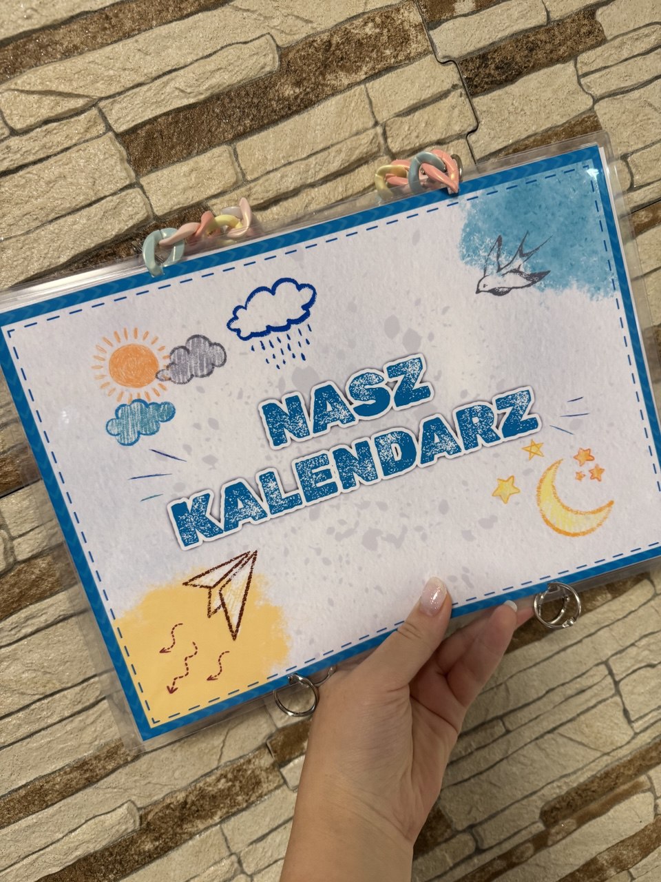 Kalendarz Sensoryczny dla Dzieci - Nauka Dat, Pogody i Emocji - obrazek 5