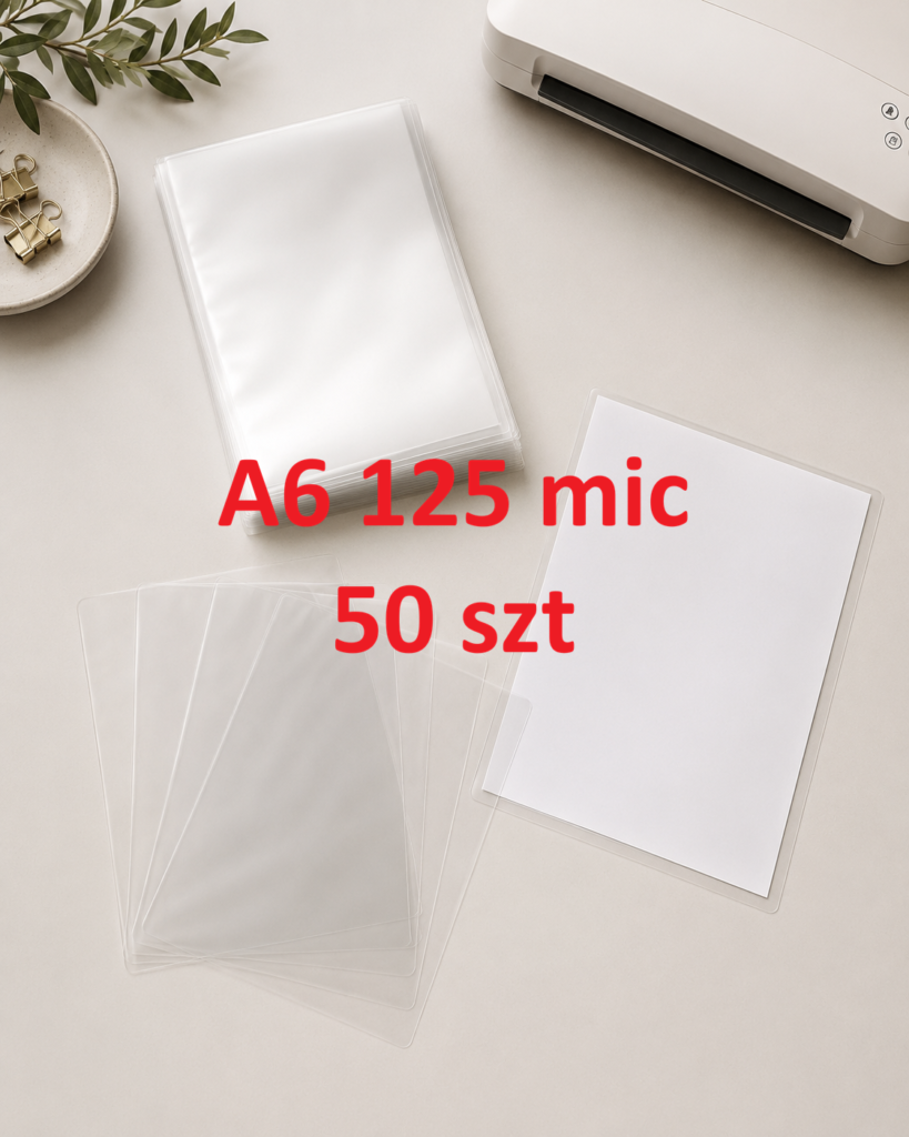Folia do laminowania A6 125 mic – 50 szt